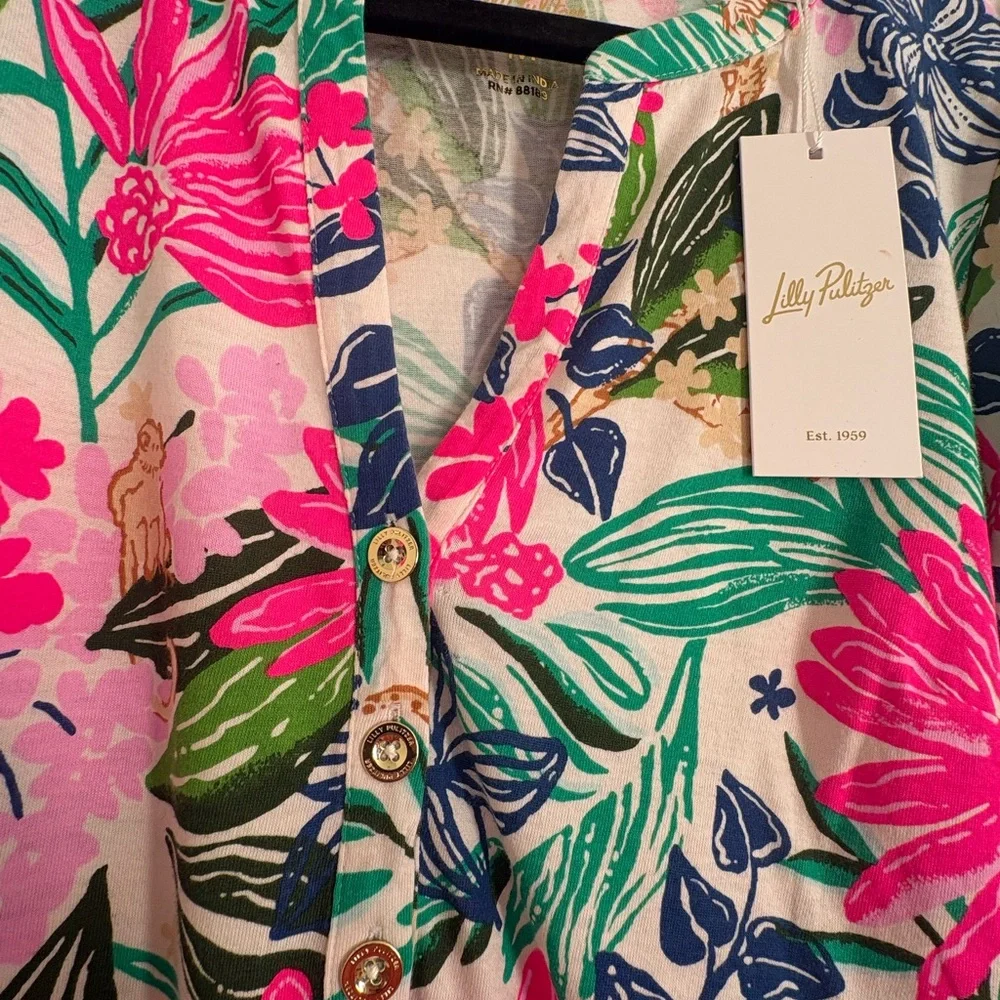 Lilly Pulitzer Multicolor Tropical Print Dress - Picture 2 of 6